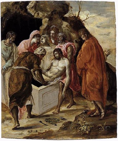 El Greco The Entombment of Christ oil painting image